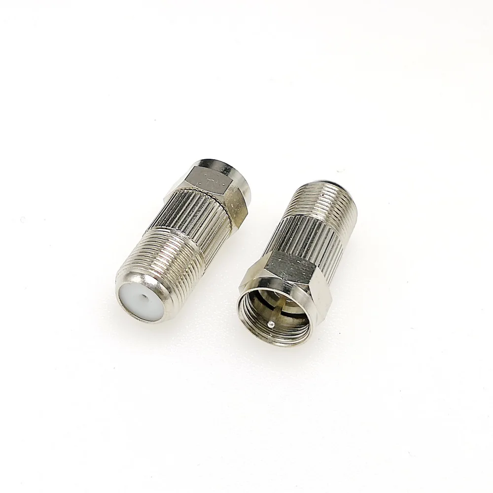 F Type British System To Metric System F Type Male To Female CATV RF Conversion Connector 5Pcs/Lot