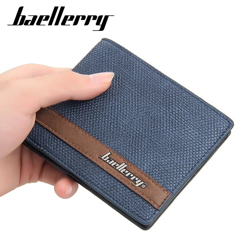 

Men Wallets Card Holders Zipper Fashion Short Men Purse PU Leather High Quality Male Purse Gift For Boy