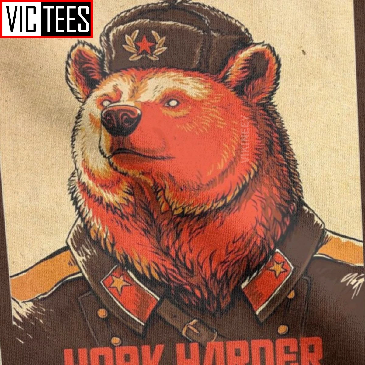 Work Harder Comrade The Soviet Union T-Shirt Men Cotton Tshirt Communist Communism Ussr Comrades Russia Adult