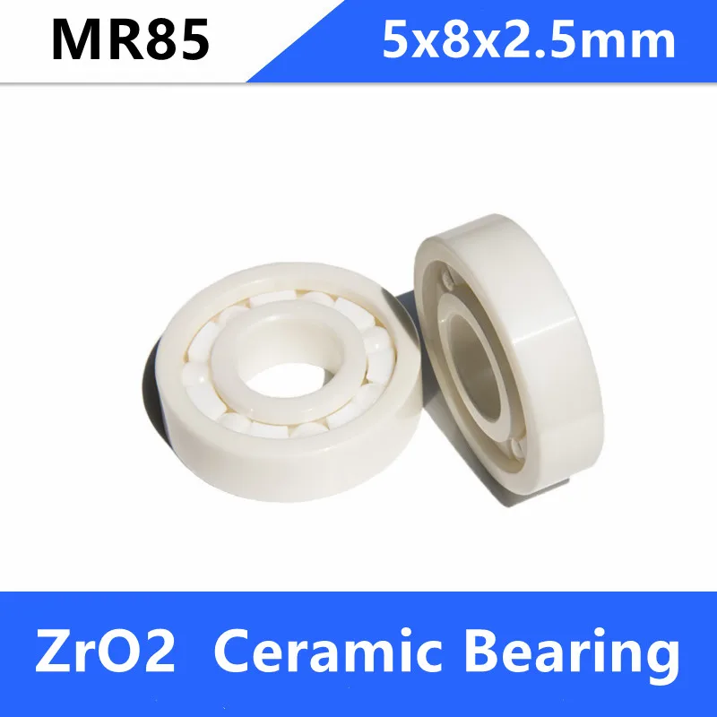 

5/10pcs MR85 full Ceramic bearing 5x8x2.5 mm Zirconia ZrO2 Ceramic ball bearings 5*8*2.5mm