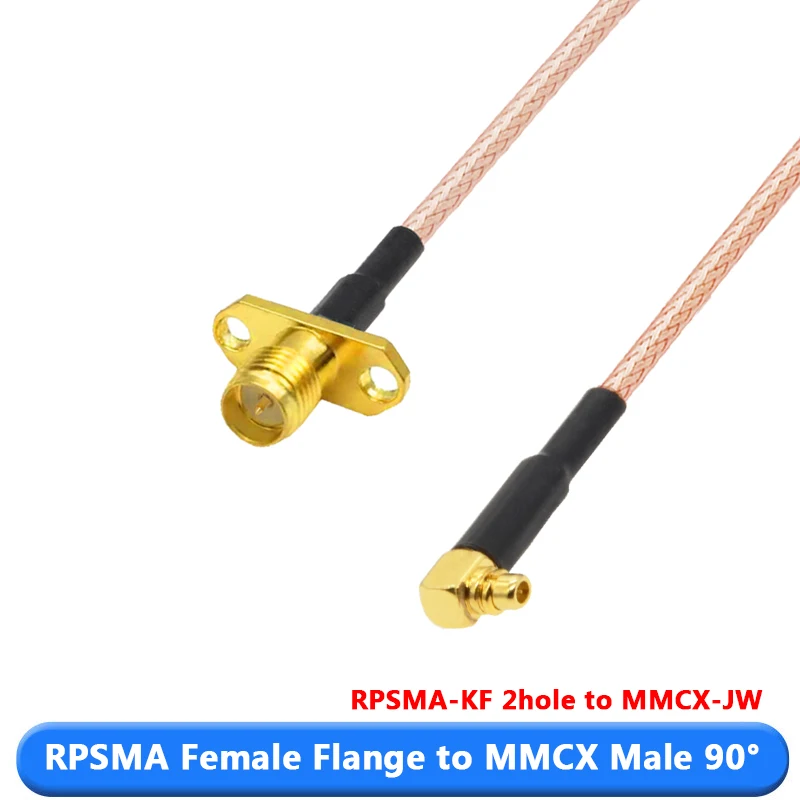 1pc mmcx para sma/RP-SMA fêmea flange painel montagem rg316 trança fpv antena cabo de extensão para tbs unificar pandarc vtx