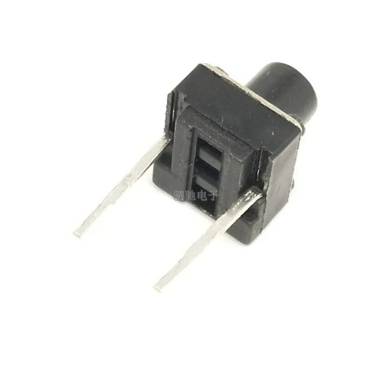 1000Pcs 2P Tactile Switch Push Button Switches 6x6x4.3/5/6/7/8/9/10/12mm 6*6*5mm Middle Pin 2pins