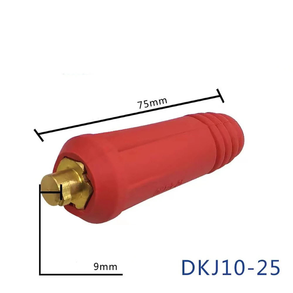 4PCS DKJ10-25 & DKZ10-25 TIG Welding Cable Panel Euro Connector Accessory Plug Socket Welding Machine Quick Fitting Connector