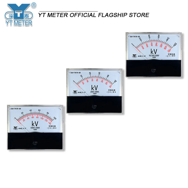 44 l1 100V ingresso analogico voltmetro AC misuratore di alta tensione 3KV 6kV 10kV 20kV 50kV 70kv 100kV non può utilizzare direttamente 80*100mm