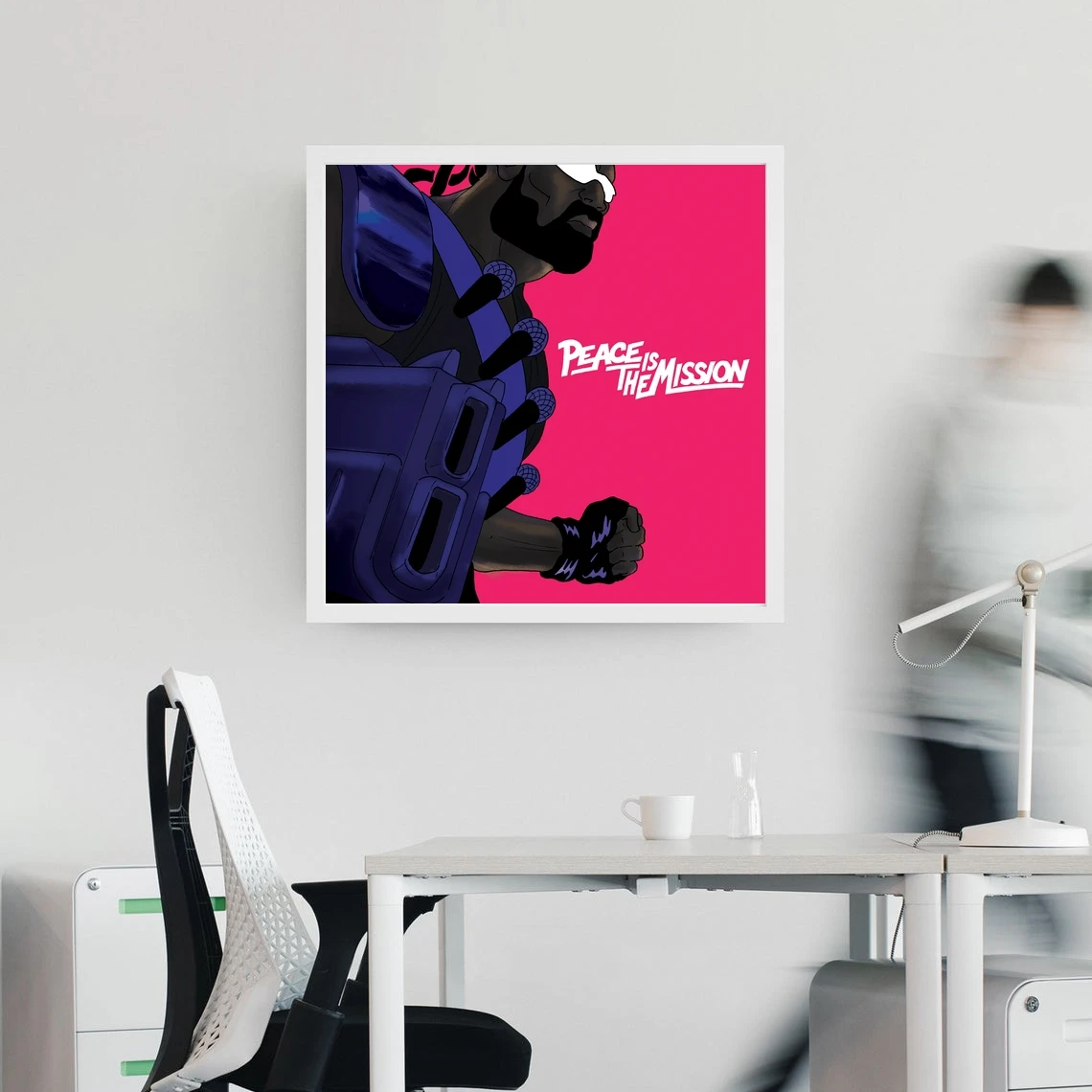 Major Lazer Print Peace Is The Mission Music Album Cover Poster Music Star Singer Canvas Print Art Wall Painting Home Decoration