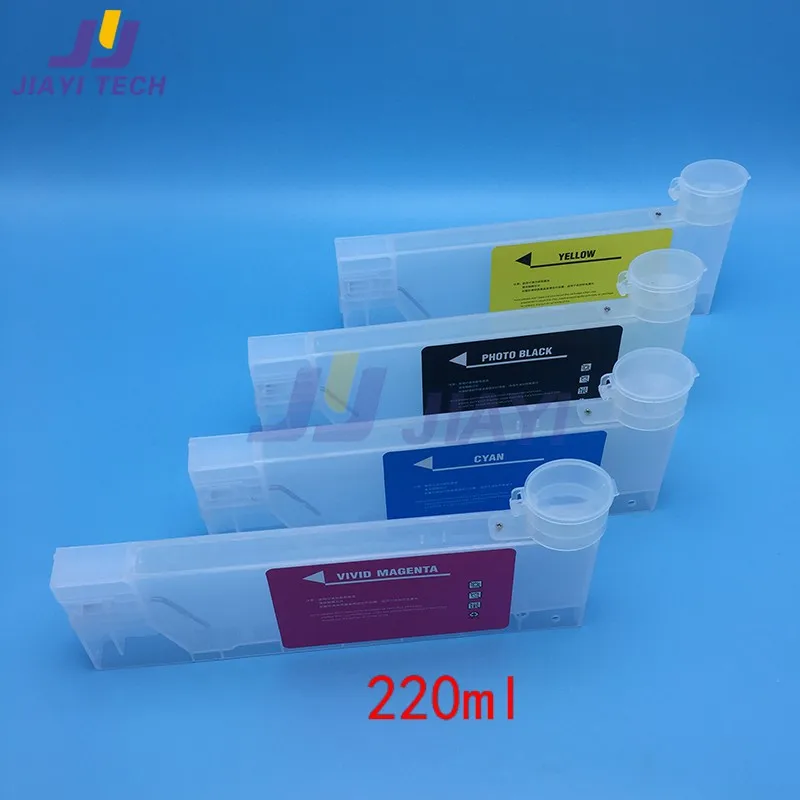 4Pcs/Lot 220ML/440ML Refill  Ink Cartridge with Funnel for Lecai/Galaxy/Yongli Series Inkjet Printer;High Quality!!!