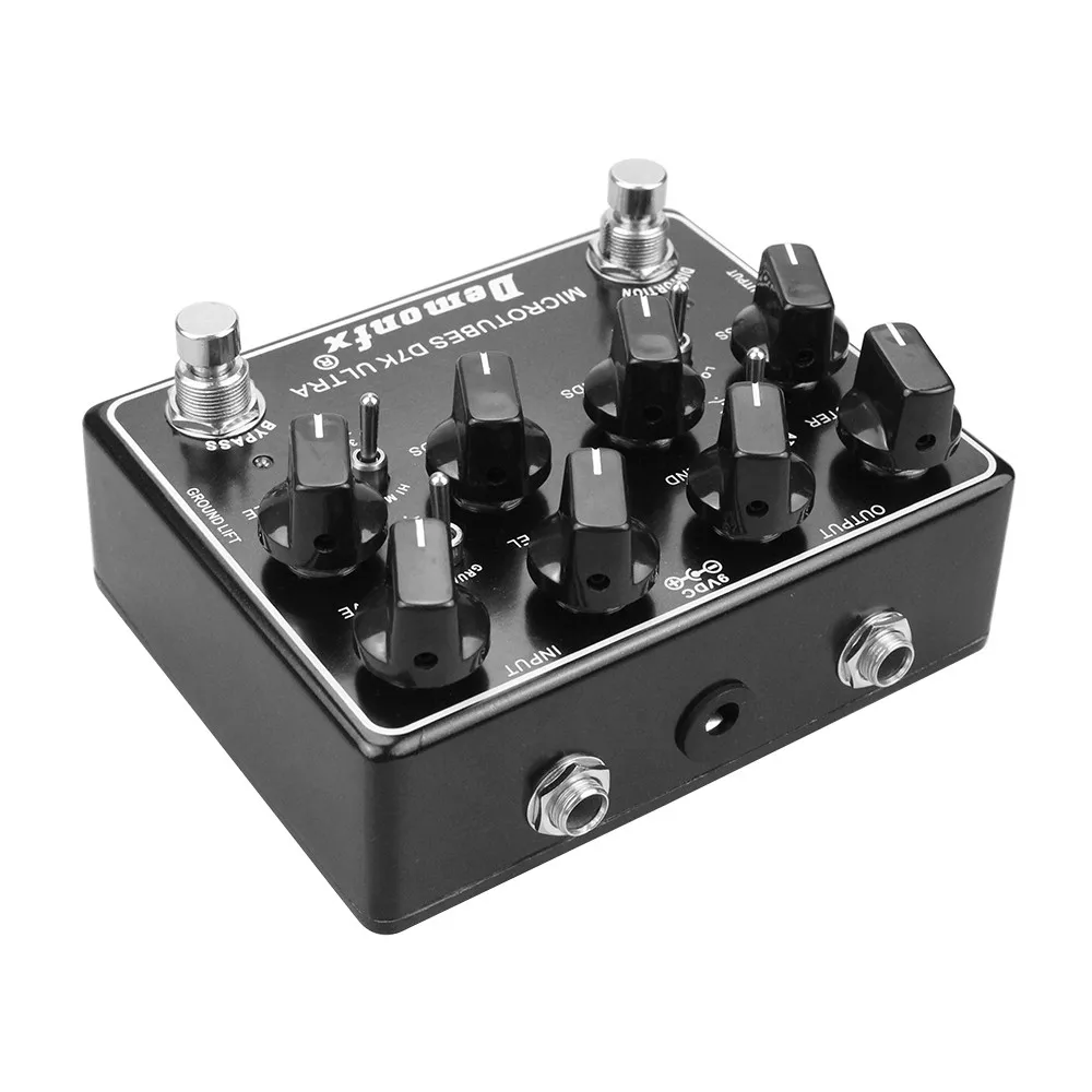 DemonFX-Bass Preamp Pedal, High Quality, Microtubes D7K Ultra V2