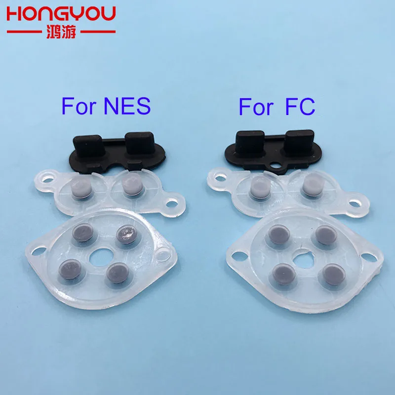 Rubber Replacement Parts For NES FC PC Controller Joy Pad Silicon Conduct Rubber Button