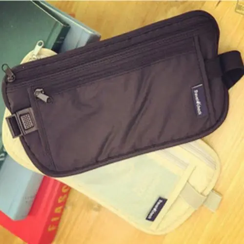 ใหม่ Unisex Travel เข็มขัดเอวกระเป๋าเงินกระเป๋าสตางค์กระเป๋า Bum Bag Fanny Pack