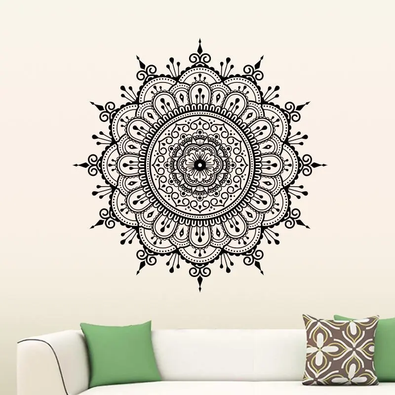 30 * 30cm DIY stencils painting mandala  pattern model wax paper tile wall floor furniture decorative painting mold wood