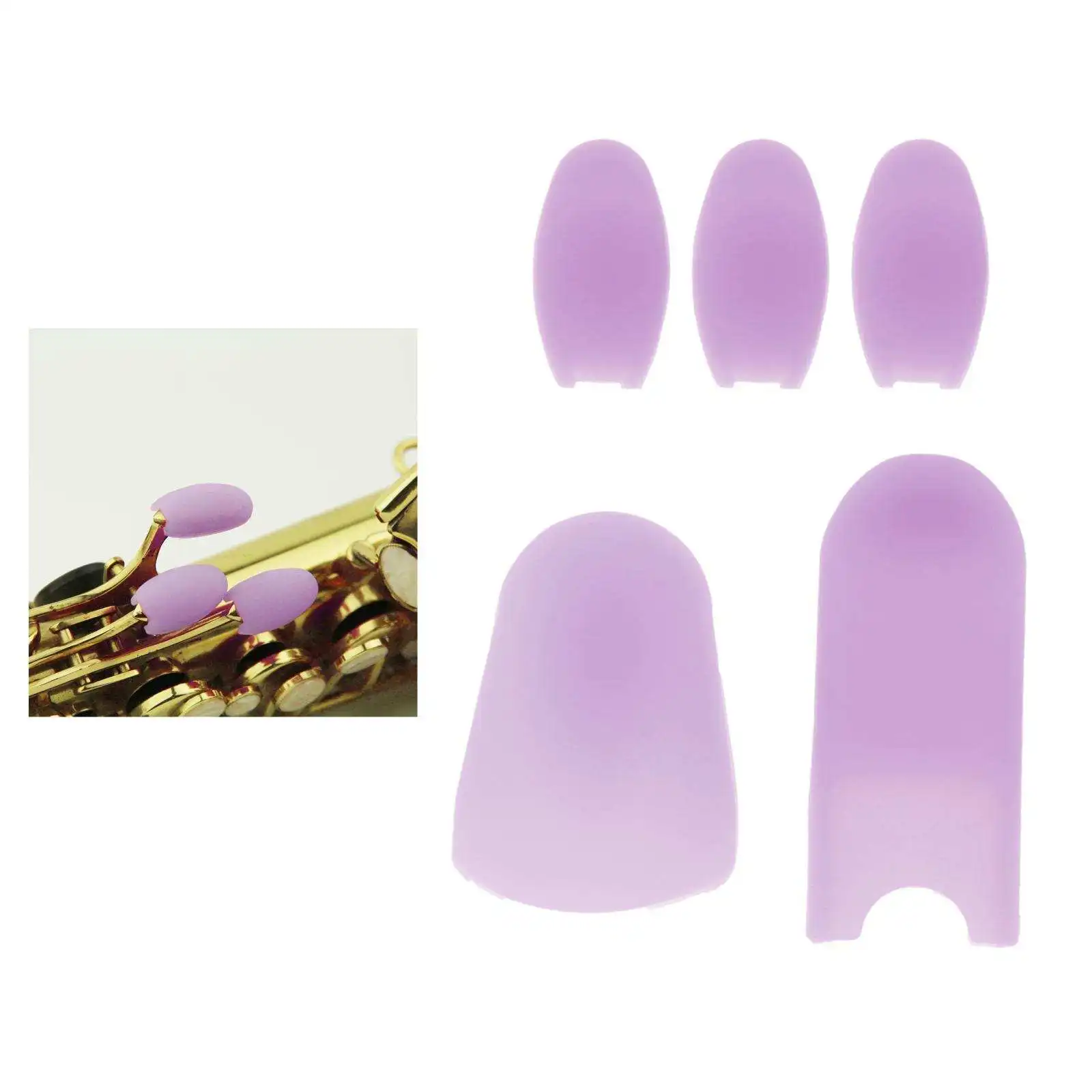 Saxophone Silicone Finger Rest Saver Cushions Palm Key Risers Pads for Sax