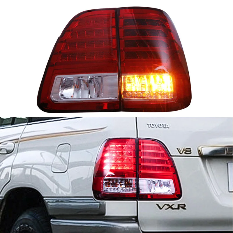 

Tail Light Taillight for Toyota Land Cruiser 100 FJ100 LC100 1998 1999 2000-2007 LED Car Brake Reversing Reverse Rear Fog Lights