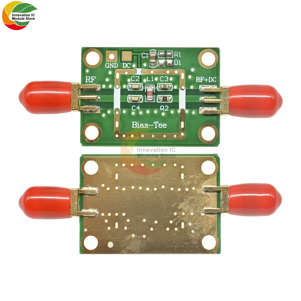 Bias Tee 10MHz-6GHz RF DC Blocker Low Noise Amplifier Broadband Frequency Amplifier Module for HAM Radio RTL SDR LNA Low Noise