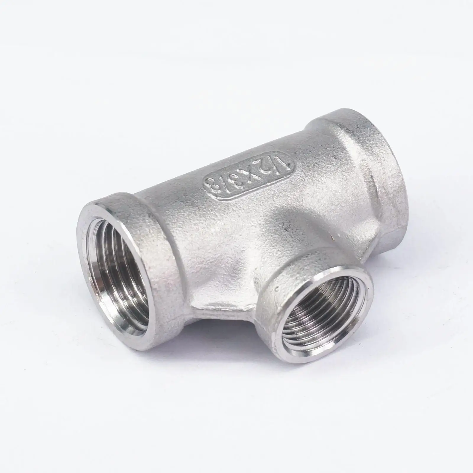 1/2 "BSP Zu 3/8" BSP Innengewinde 304 Edelstahl Reduziert T Typ 3 Weg Rohr Fitting Anschluss für Rohr Verbindung