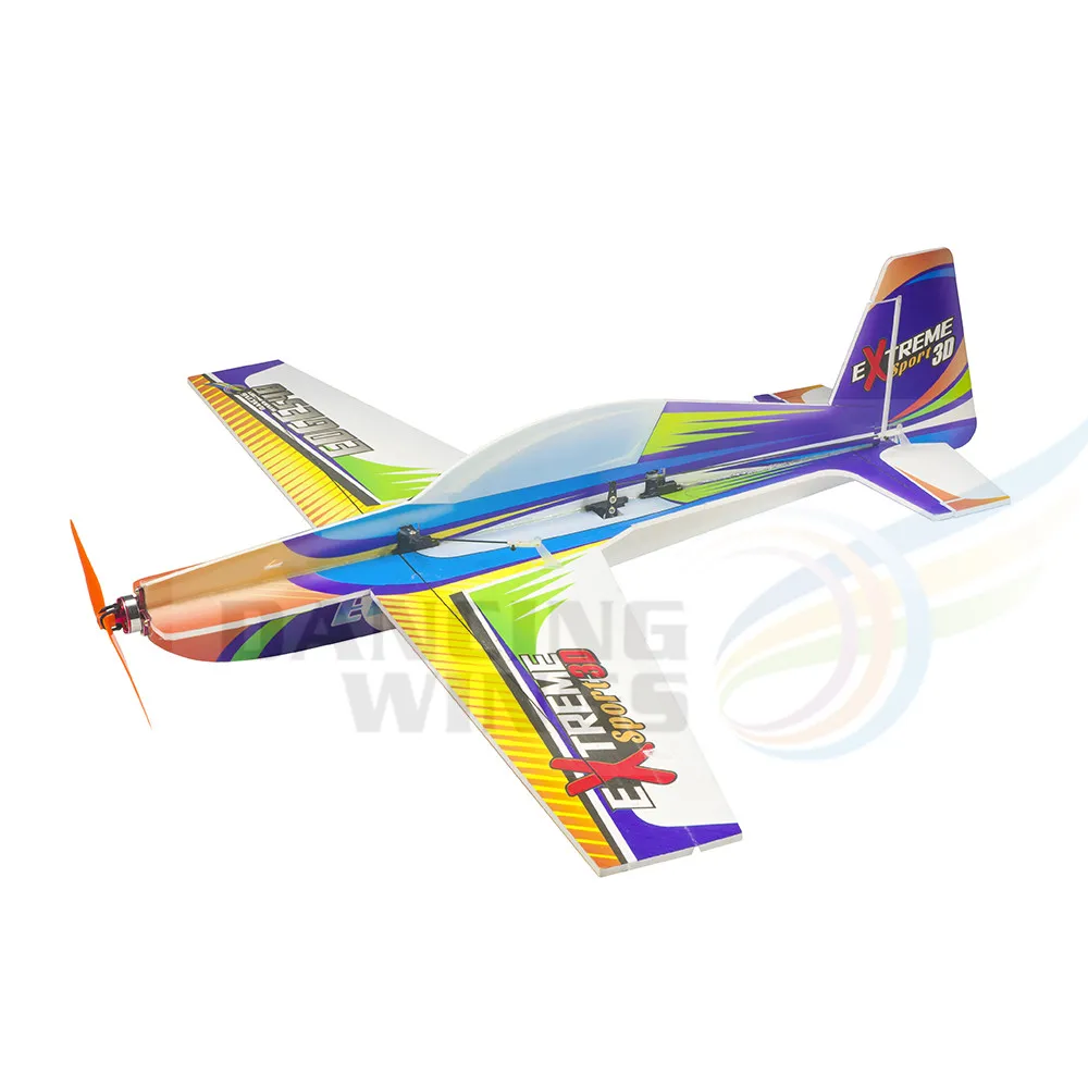 

New 3D Flying Foam PP RC Airplane Xtreme Sports Airplane Model 710mm(28") Wingspan Kit Hobby Toy Lightest Indoor Outside