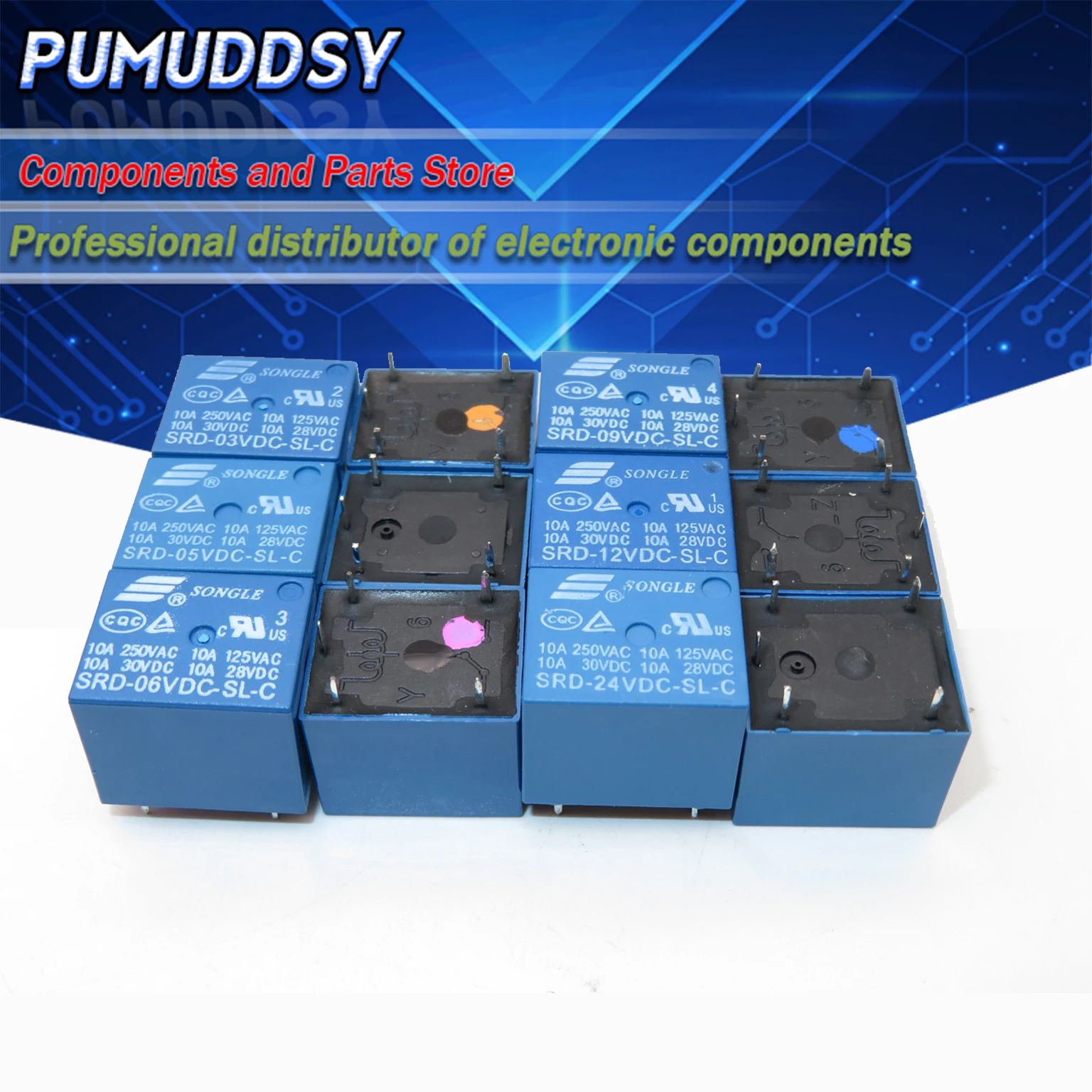 5PCS Relay SRD-03VDC-SL-C SRD-05VDC-SL-C SRD-06VDC-SL-C SRD-09VDC-SL-C SRD-12VDC-SL-C SRD-24VDC-SL-C 5PINS High Quality T74