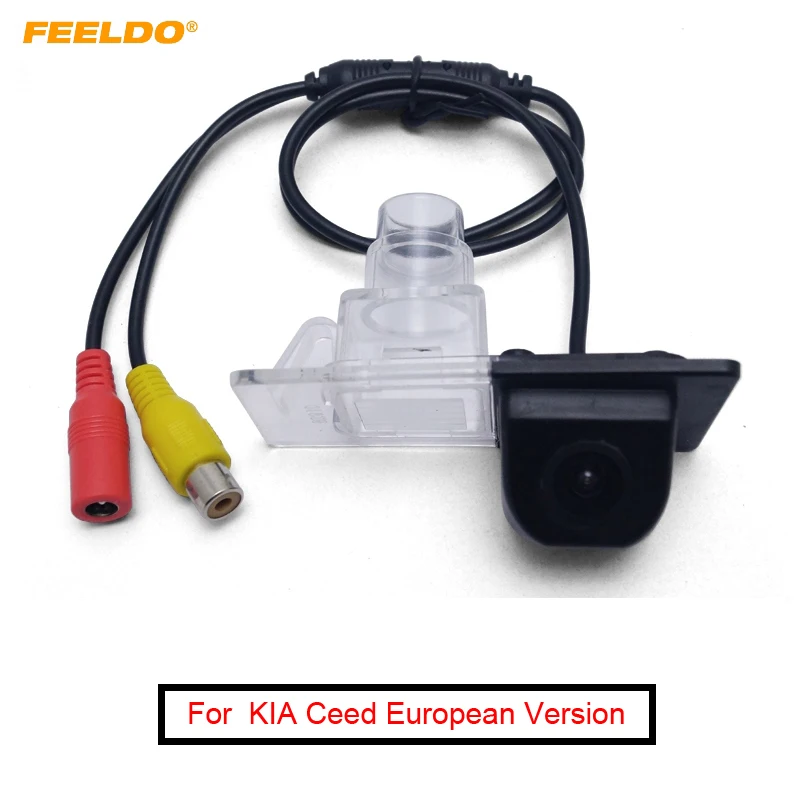 

FEELDO 1Set Car Parking Rear View Camera for KIA Ceed European Version Backup Reversing Camera#AM1626