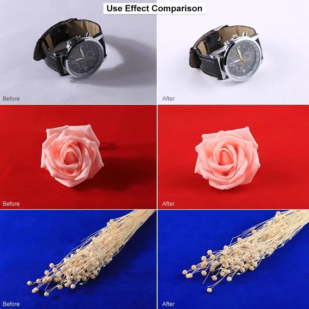 Puluz กล่องนิ่มสำหรับสตูดิโอถ่ายภาพ40cm16inch ชุดเต็นท์ถ่ายภาพแบบพับได้สำหรับสตูดิโอถ่ายภาพและฉากหลังฉากหลัง5ชิ้น