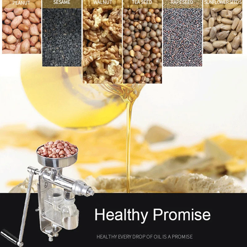 الفولاذ المقاوم للصدأ آلة ضغط الزيت اليدوي آلة ضغط الزيت زيت الفول السوداني زيت زيتون بذور الجوز النفط الصحافة