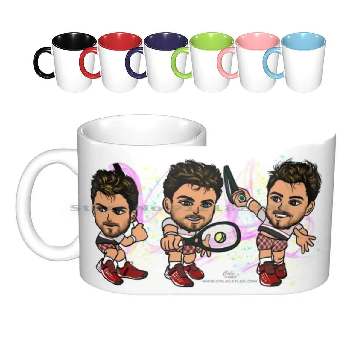 Stanislas Wawrinka Ceramic Mugs Coffee Cups Milk Tea Mug Stan Stan The Man Wawrinka Swiss Tennis Tennis Atp Creative Trending