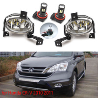 Foglights For HONDA CRV RE1 RE2 RE4 2010 2011 Led Headlights Car Parts Lights Body Kit Fog Lights Foglamp Glass Lens Object