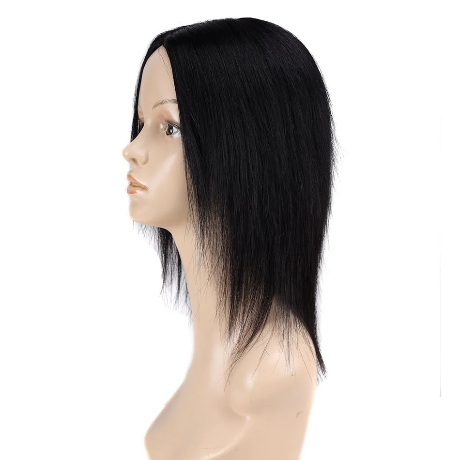 BHF Layered Wig Human Hair Full Machine Middle Part Remy Brazilian Straight Pixie Cut Trendy Wig For Women cosplay