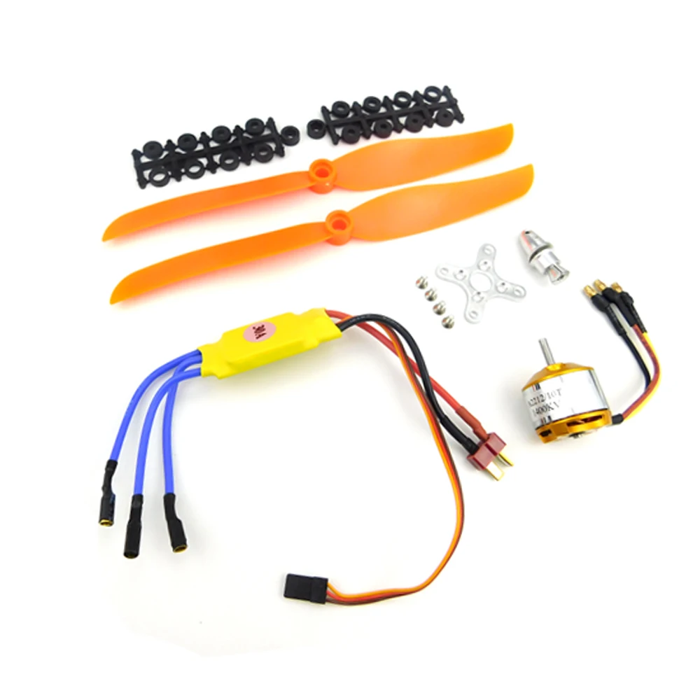 4Sets XXD A2212 A2208 Brushless Motor 930KV 1000KV 1400KV 2200KV 2600KV 1100KV 30A ESC Propeller Combo for RC Multirotors