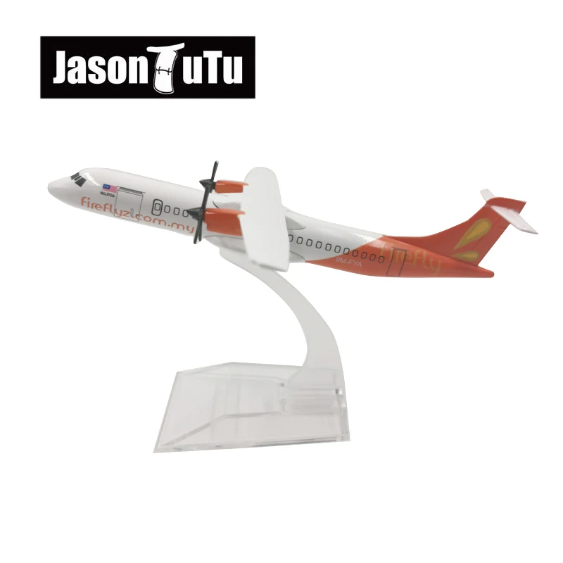 JASON TUTU 16cm Firefly Airlines ATR72-600 Model samolotu Model samolotu Diecast Metal 1/400 Samoloty w skali Drop shipping