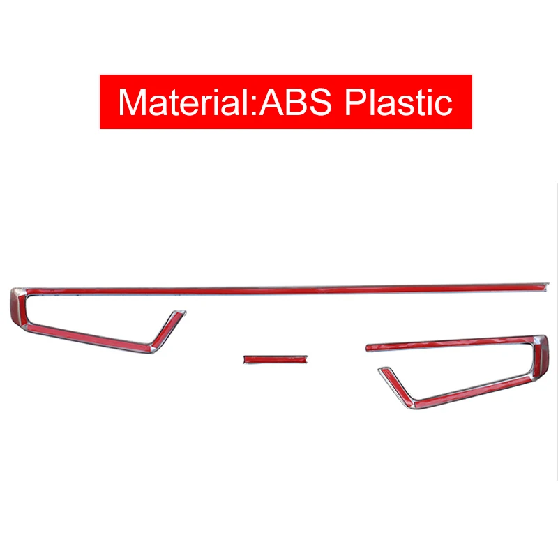 ABS Car Central Control Air Conditioning Vent Outlet Trim Strip Cover For Toyota Corolla E210 2019-2021 2022 2023 2024 Hybrid