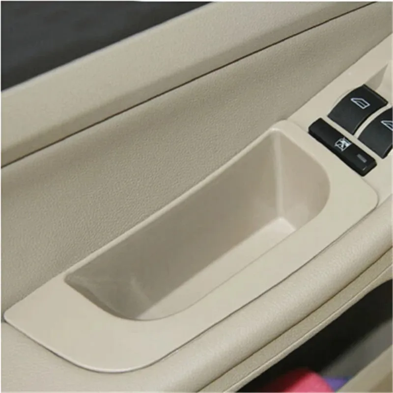 Cotochsun 2pcs/Set Car styling Auto Accessories Door Armrest Box Storage Box L R Plastic Box Case Fit For Focus 2 mk2 2009-2015