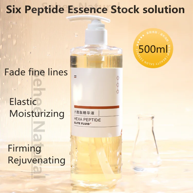 

Acetyl Hexapeptide Serum Solution Six Peptides Essence Anti Aging Wrinkle Removing Firming Lift 500ml