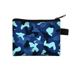 Neue kinder Einfache Null Brieftasche Camouflage Muster Tragbare Karte Tasche Münze Schlüssel Lagerung Tasche Anpassen Geldbörse Mini tasche