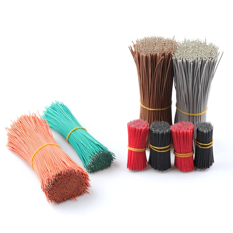 120PCS/Lot 1007-26AWG Tin-Plated Solder Cable 5CM/10CM/15CM/20CM Breadboard PCB Jumper Cable Color Mixing