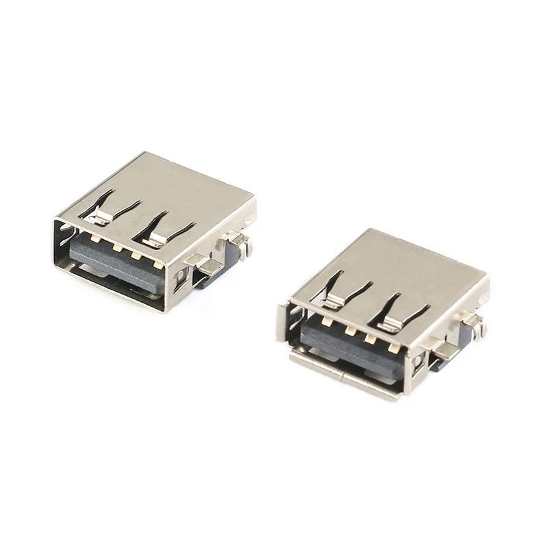 5PCS USB-AF/Sinking plate type, borderless and bordered A female socket USB-A type interface connector