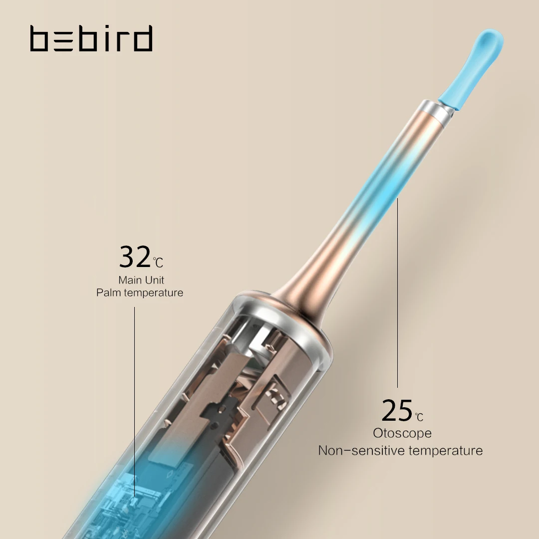 Bebird T15 R1 Visual Ear Cleaner Health Care Minifit 2in1 Acne Wax Removal Tool HD1080P Otoscope IP67 Waterproof Endoscope