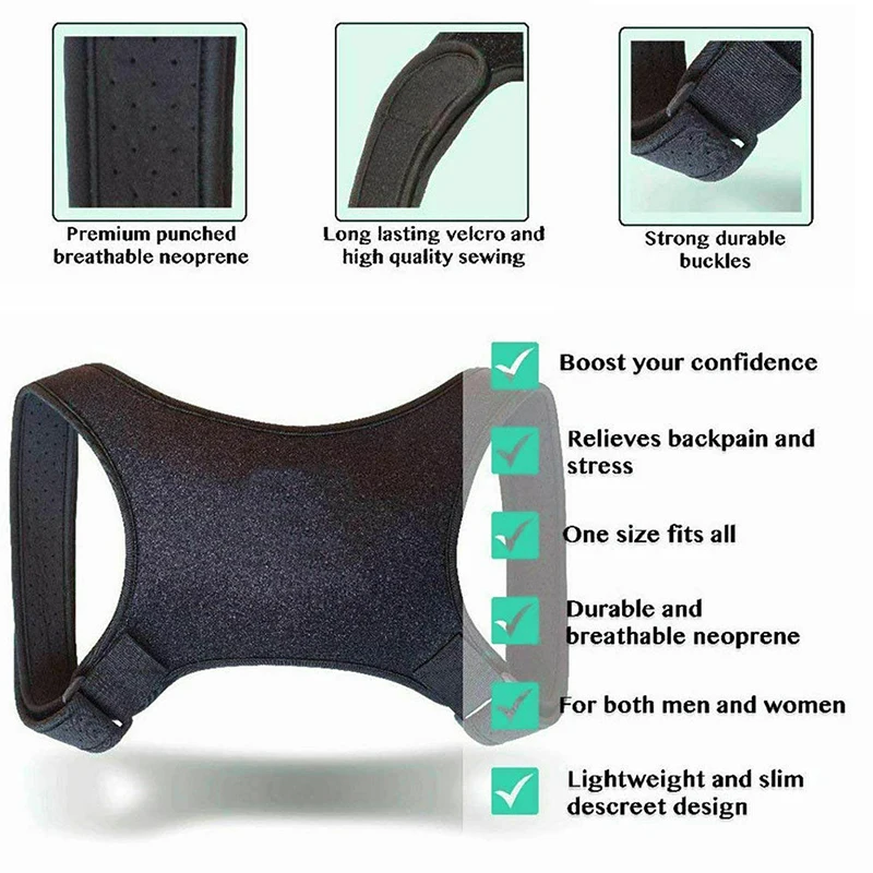 Posture Correctors Fracture Support Back Shoulder Correction Brace Belt Straps