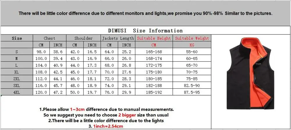DIMUSI Winter Men's Fleece Vests Male Thick Warm Waistcoats Casual Outwear Thermal Soft Vests Man Windbreaker Sleeveless Jackets