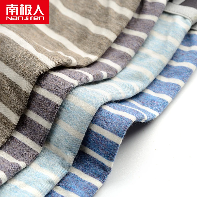 NANJIREN Underwear Panties Mens 4Pcs\\lot Underwear Camouflage Organic Natural Cotton Model Boxers Men Ventilate Plus Size Boxers