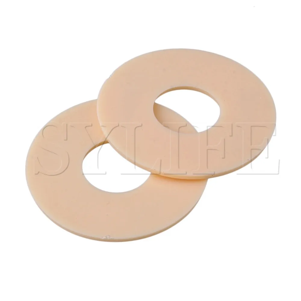 2x GUITAR PICKUP SELECTOR PLATE FOR GUITAR ETC/Cream