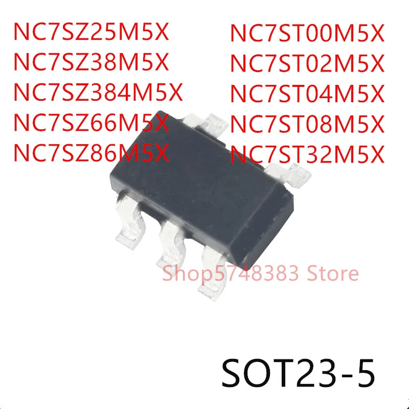 

50 шт NC7SZ25M5X NC7SZ38M5X NC7SZ384M5X NC7SZ66M5X NC7SZ86M5X NC7ST00M5X NC7ST02M5X NC7ST04M5X NC7ST08M5X NC7ST32M5X SOT23-5