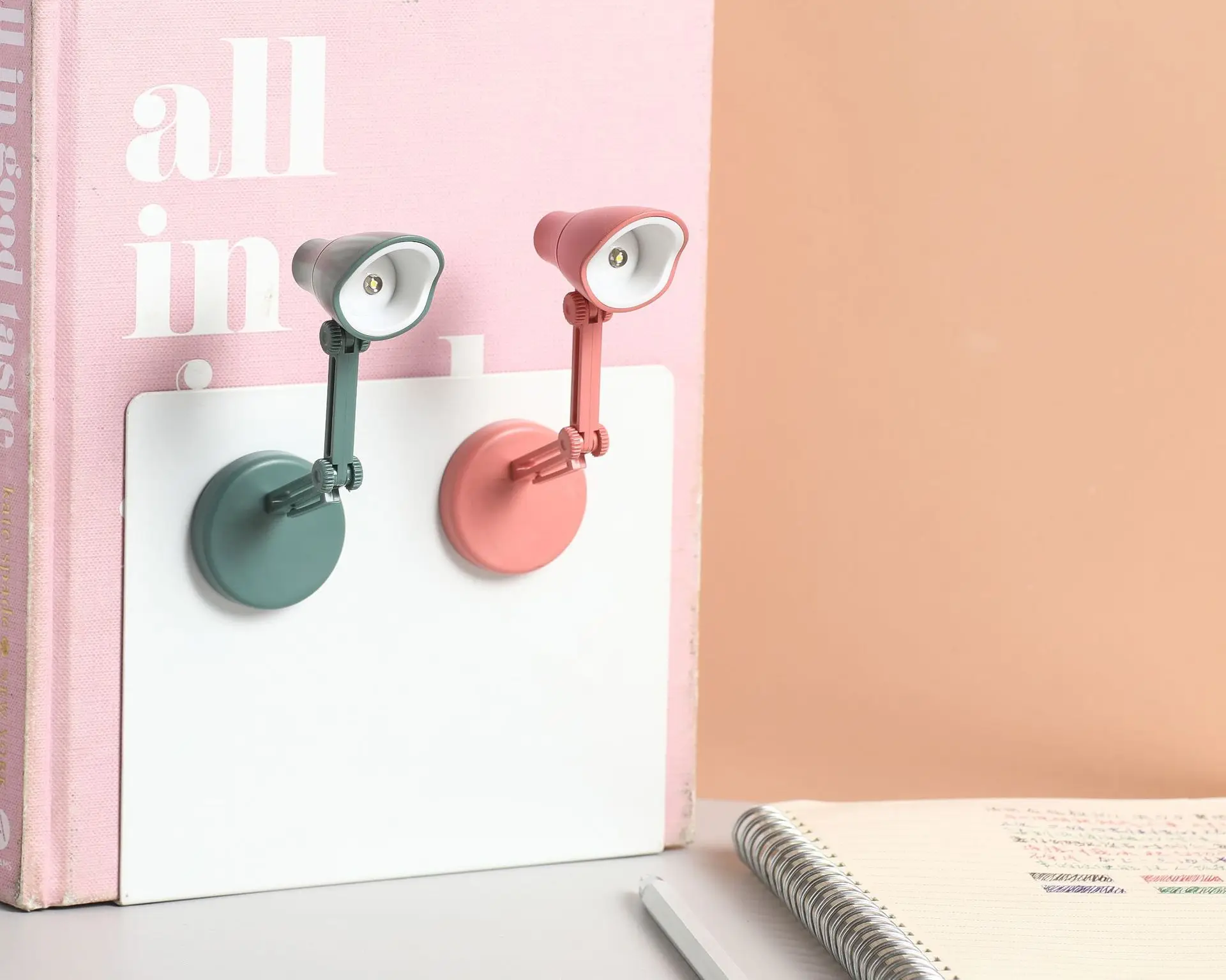 LED Table Lamp Mini Fold-able Night Reading Book Lamps for Home Room Computer Notebook Laptop Desk Night Lights Eye Protections