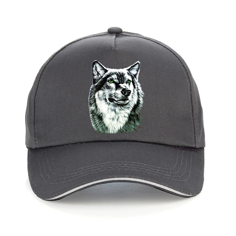 Men Animal 3D Print Wolf Baseball Caps Hip-Hop Trucker Unisex Outdoor Sport Sunhat Women Breathable Snapback Adjust Hat