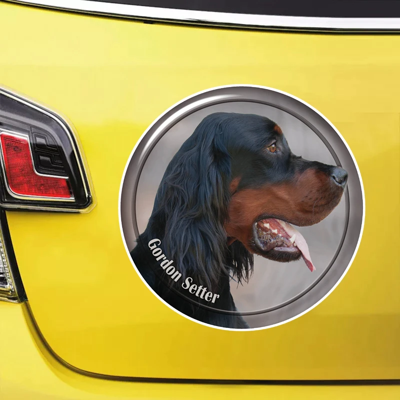 S62177# Gordon Setter Dog Self-adhesive Decal Car Sticker Waterproof Auto Decors on Bumper Rear Window Laptop Choose Size