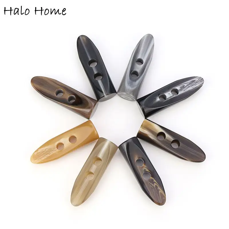 5ชิ้นกระดุมสลักลายกระสุนเรซิน2รูสำหรับเย็บเครื่องประดับงานฝีมือแจ็คเก็ตเสื้อโค้ทเสื้อผ้าที่เข้ากันได้กระเป๋าสเวตเตอร์ขนาด50มม.