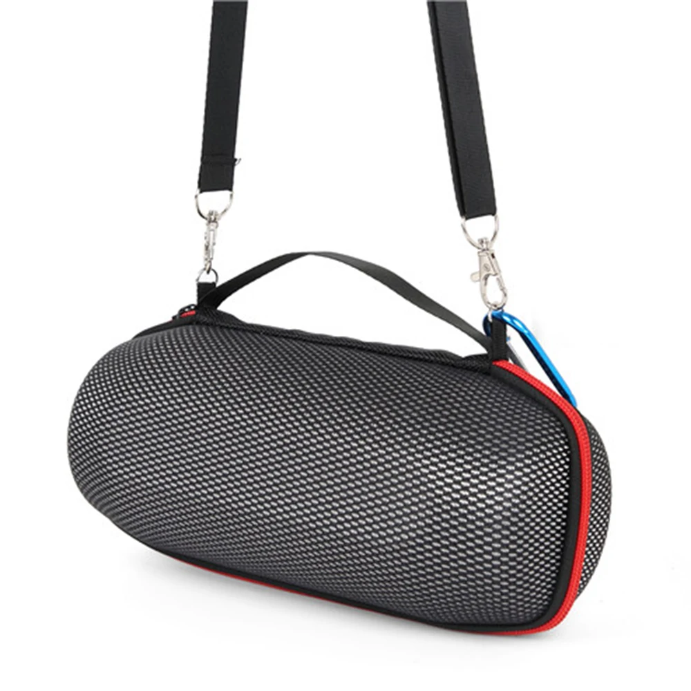 ZOPRORE-Estuche De Viaje de transporte duro EVA para JBL Charge 5 Charge5, altavoz inalámbrico con Bluetooth, resistente al agua (negro + rejilla)