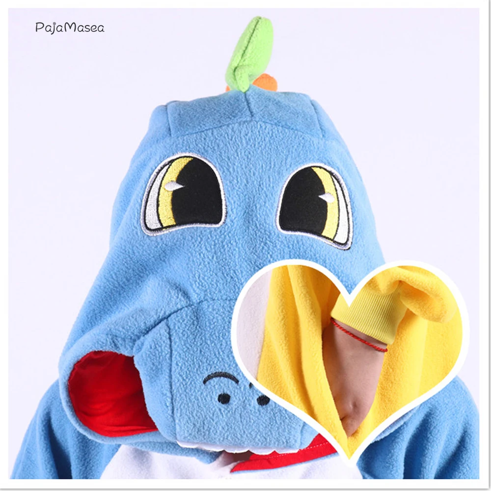 PAJAMASEA Blue Dragon Men Onesie For Adults Women Girl Sleepwear Cartoon Anime Pajama One-Piece Cosplay Outfit Raccoon Kigurumi