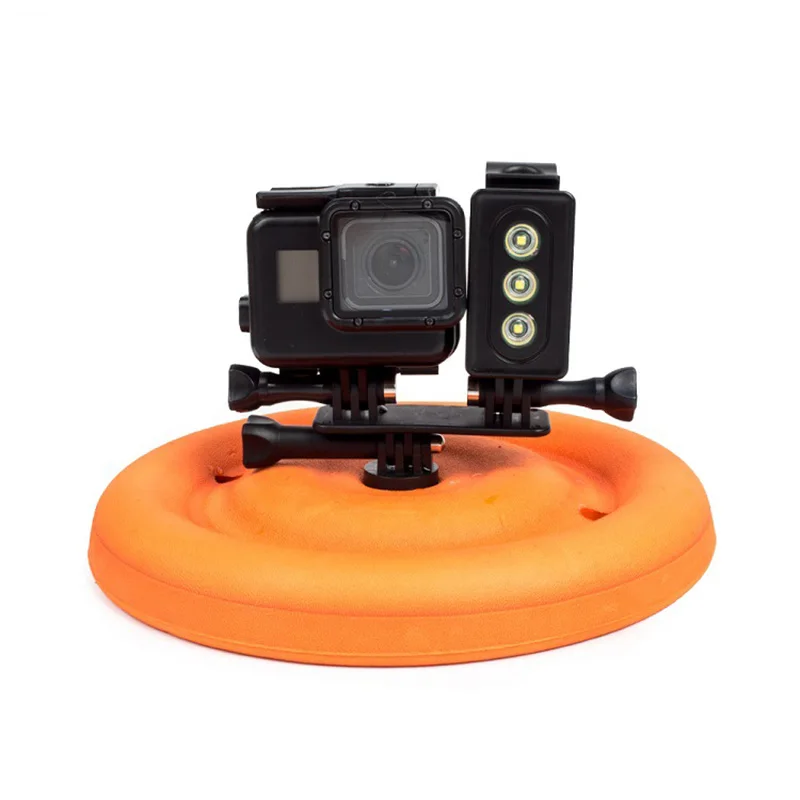 Float Floating Mount Adapter Buoyancy Disc Base For Gopro Hero 8 7 6 5 4 Xiaomi Yi 4K SJCAM Dji Osmo Action Camera Accessories
