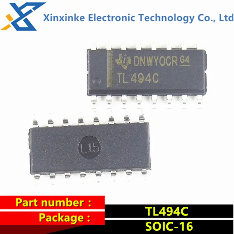 

5PCS TL494CDR TL494C SOIC-16 Switching Power Supply PWM Controller Chip