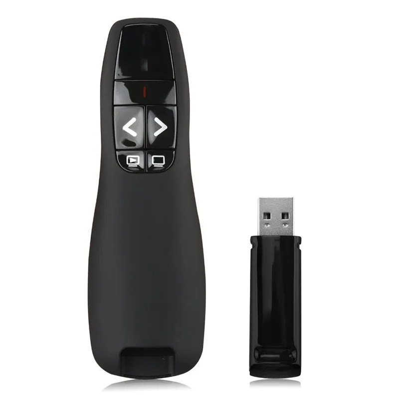 5mw GREEN R400 Wireless Presenter Pointer Case Remote Control Receiver with 532NM  Pen For office PEN LASER pointer