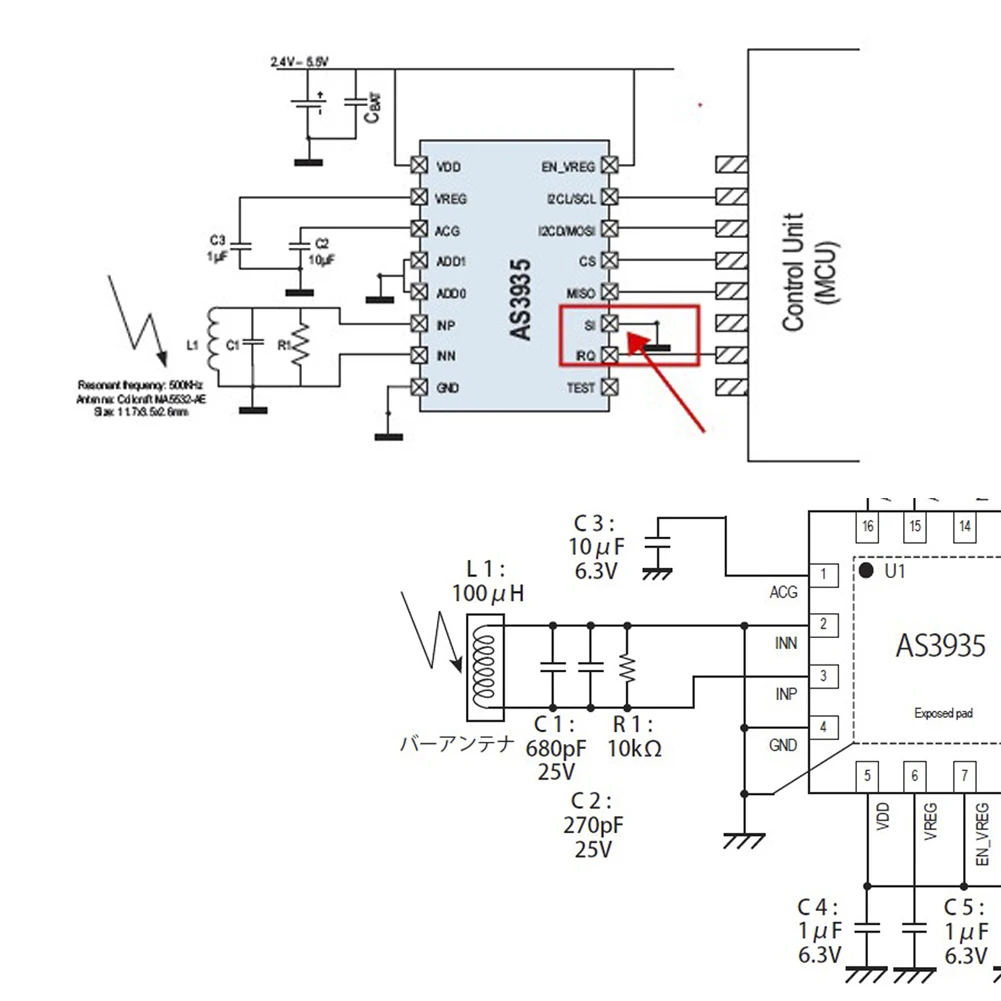 GY-AS3935 MA5532 sensore di illuminazione modulo rilevatore di distanza tempesta di tuono SPI I2C Breakout Board